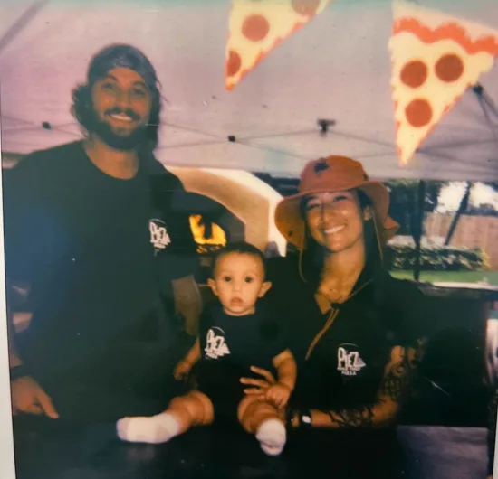Luca, Zach, and Sabrina of PieZ Pizza